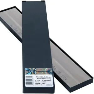 Zlevněný Kovové fóle 300 x 50 x 0,10 mm h+s. Nerezové(DIN 17222)