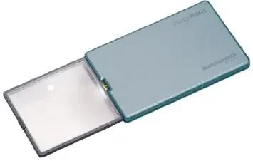 Zlevněný Ruční lupa se svítilnou Eschenbach easyPOCKET - modrá metalíza (4x)
