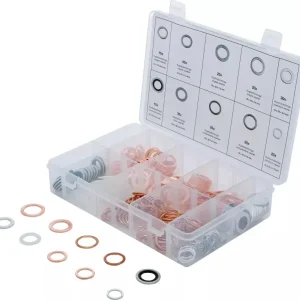 Akční Cena Těsnicí kroužky měď, hliník, nylon BGS1085225 (Sada 250 dílů) (BGS1085225)