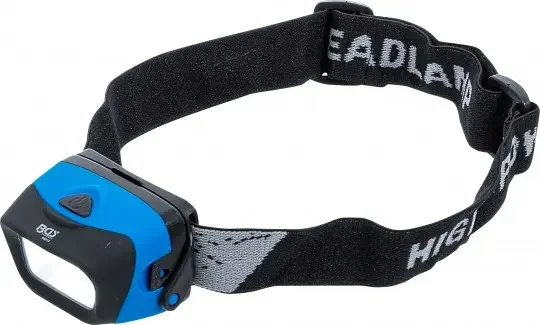 Aku čelová svítilna LED 3W COB BGS1085314 (BGS1085314) Autentický