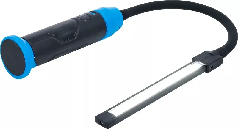 Aku kontrolní lampa do dílny s COB LED BGS1085354 Provedení s husím krkem (2,6 Ah) (BGS1085354) Časově Omezené