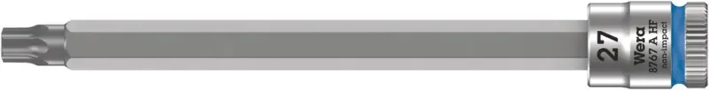 Značkový Wera 003368 Zástrčná bitová hlavice 1/4" TX 27x100 typ 8767 A HF TORX® Zyklop, přidržovací (W050003368001)
