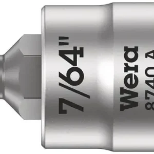 Wera 003382 Zástrčná bitová hlavice 1/4" 6hran 7/64" typ 8740 A Zyklop - palcová (W05003382001) Nejprodávanější