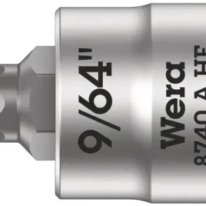 Wera 003384 Zástrčná bitová hlavice 1/4" 6hran 9/64" typ 8740 A HF s přidržovací funkcí - palcová (W05003384001) Sleva