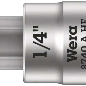 Wera 003388 Zástrčná bitová hlavice 1/4" 6hran 1/4" typ 8740 A HF s přidržovací funkcí - palcová (W05003388001) Aktuální