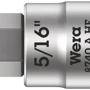 Wera 003389 Zástrčná bitová hlavice 1/4" 6hran 5/16" typ 8740 A HF s přidržovací funkcí - palcová (W05003389001) Značkový
