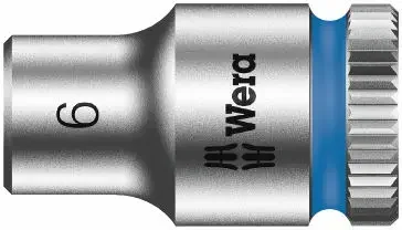Wera 003505 Nástrčná hlavice Zyklop 1/4" 6hran 6 mm typ 8790 HMA (W05003505001) Doprava Zdarma