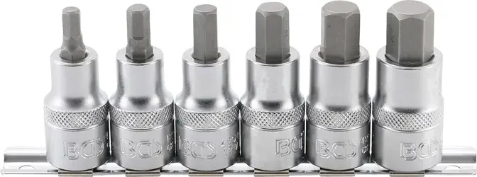 Zástrčné hlavice 1/2" 6hranné 6 ÷ 14 mm BGS108887 Sada 6 dílů (BGS108887) Tovární Cena