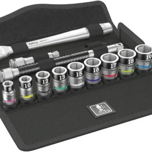 Wera 003785 Ráčnová sada Zyklop Metal 3/8" typ 8100 SB HF 1, přidržovací - 13 dílů (W05003785001) Autentický
