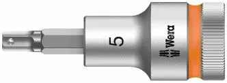 Wera 003821 Zástrčná bitová hlavice Zyklop 1/2" 5 mm typ 8740 C HF s přidržovací funkcí (W05003821001) Top Prodej