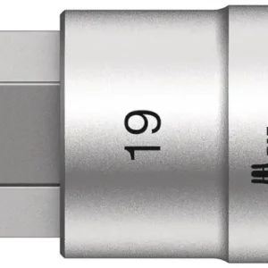 Wera 003829 Zástrčná bitová hlavice Zyklop 1/2" 19 mm typ 8740 C HF s přidržovací funkcí (W05003829001) Oblíbený
