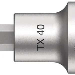 Wera 003834 Zástrčná bitová hlavice Zyklop 1/2" TX 40 Typ 8767 C HF TORX®, přidržovací(W05003834001) Nejlepší Cena