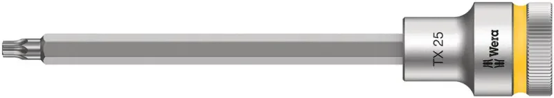 Wera 003851 Zástrčná bitová hlavice Zyklop 1/2" TX 25 Typ 8767 C HF TORX®, přidržovací(W05003851001) Nová Kolekce