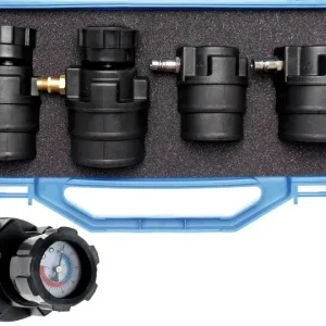 Adaptéry pr. 55 ÷ 70 mm pro diagnostiku turbodmychadel BGS108958 Sada 4 díly včetně manometrů (BGS108958) Pouze Dnes