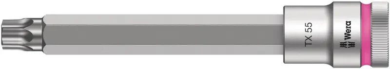 Wera 003857 Zástrčná bitová hlavice Zyklop 1/2" TX 55 Typ 8767 C HF TORX®, přidržovací(W05003857001) Značkový