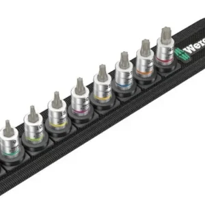 Aktuální Wera 003882 Zástrčné bitové hlavice Zyklop 1/4" TX 8 ÷ TX 40 Belt A 3 TORX® HF, přidržovací fce - 9 dílů (W05003882001)