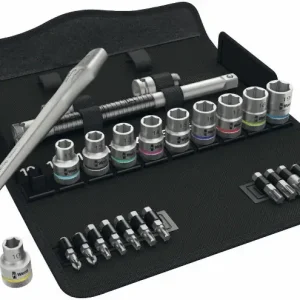 Wera 004078 Ráčnová sada Zyklop Metal 1/2" typ 8100 SC 8, metrická - 28 dílů (W05004078001) Výprodej