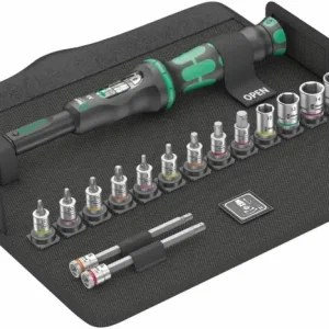 Wera 004180 Nářadí pro kola Bicycle Set Torque 1 s přepínací ráčnou 1/4" (2,5 ÷ 25 Nm) - 16 dílů (W05004180001) Dokud Zásoby Vydrží