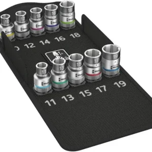 Wera 004203 Nástrčné hlavice Zyklop 1/2" 10 ÷ 19 mm typ 8790 HMC HF 1, přidržovací - 10 dílů (W05004203001) Pouze Dnes