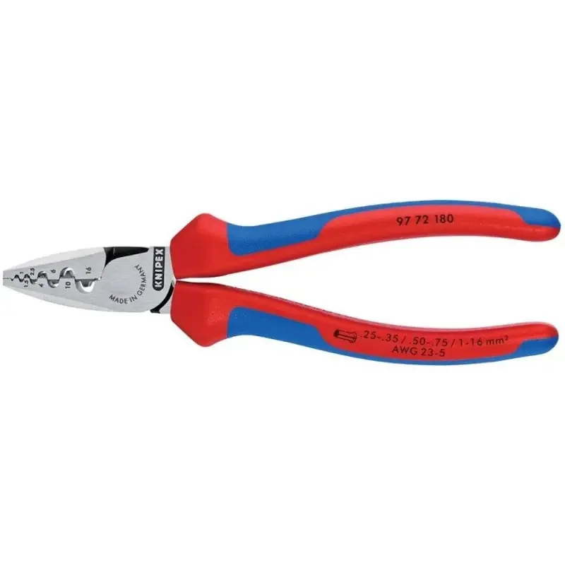 Akční Nabídka Kleště Knipex 97 72 180 pro lisování kabelových koncovek (K 97 72 180)
