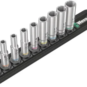 Wera 004525 Nástrčné hlavice Zyklop 1/4" 5 ÷ 13 mm Belt A Deep 1 typ 8790 HMA, prodloužené - 9 dílů (W05004525001) Objednat Nyní