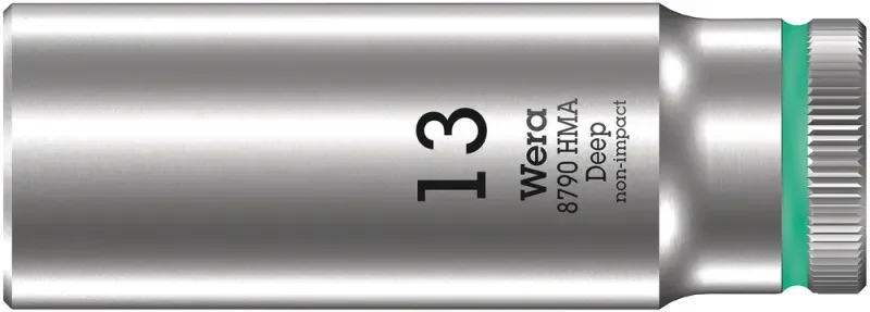 Wera 004535 Nástrčná hlavice 3/8" 13 mm Typ 8790 HMB Deep, prodloužená (W05004535001) Cenově Výhodný