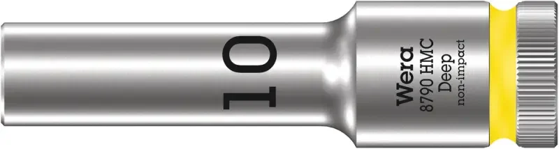 Wera 004550 Nástrčná hlavice 1/2" 10 mm Typ 8790 HMC Deep, prodloužená (W05004550001) Super Cena