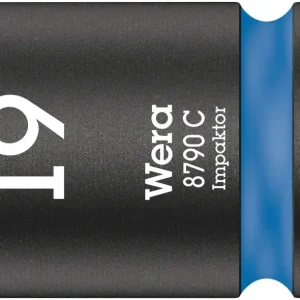 Wera 004576Nástrčná hlavic 1/2"19 mm Typ 8790 C Impaktor, rázová (W05004576001) Tovární Cena