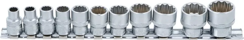 Značkový Nástrčné hlavice 3/8", 12ti BGS 9112 hranné, palcové, 11 dí (BGS109112)