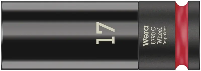 Wera 004590 Nástrčná hlavice 1/2" 17 mm Typ 8790 C Wheel Impaktor, rázová (W05004590001) Akční Nabídka