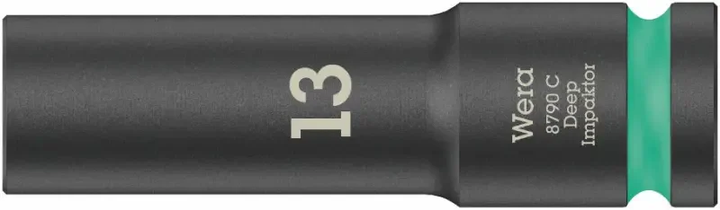 Wera 004830 Nástrčná hlavice 1/2" 13 mm typ 8790 C Impaktor Deep, dlouhá, rázová (W05004830001) Zlevněný