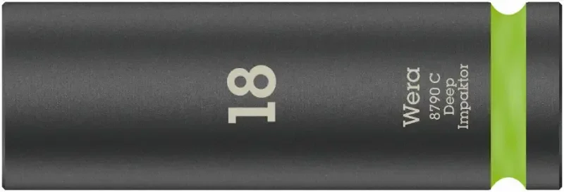 Wera 004835 Nástrčná hlavice 1/2" 18 mm typ 8790 C Impaktor Deep, dlouhá, rázová (W05004835001) Koupit Online