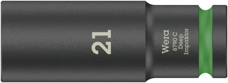 Wera 004837 Nástrčná hlavice 1/2" 21 mm typ 8790 C Impaktor Deep, dlouhá, rázová (W05004837001) Kup Teď