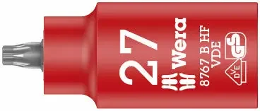 Wera 004922 Zástrčná bitová hlavice 3/8" TX 27 typ 8767 VDE HF Zyklop, izolovaná, přidržovací (W05004922001) Cenová Bomba