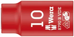 Wera 004954 Nástrčná hlavice 3/8" 10 mm typ 8790 B Zyklop VDE, izolovaná (W05004954001) Pouze Dnes