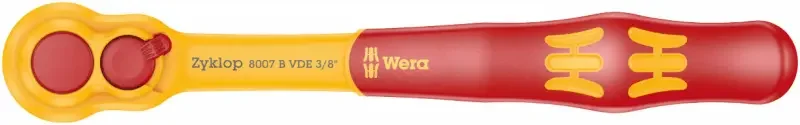 Wera 004966 Ráčna Zyklop 3/8" typ 8007 B VDE, izolovaná, přepínací (W05004966001) Přímo Od Výrobce