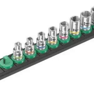 Wera 005400 Magnetická lišta A 4 - nástrčné hlavice 1/4" 6hran 5 ÷ 13 mm typ 8790 HMA- 9 dílů (W05005400001) Nízká Cena