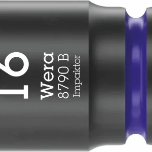 Wera 005507 Nástrčná hlavice 3/8" 6hran 16,0 mm Impaktor 8790 B, rázová (W05005507001) Levný