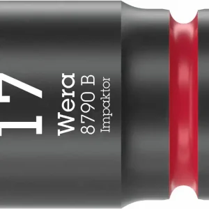 Wera 005508 Nástrčná hlavice 3/8" 6hran 17,0 mm Impaktor 8790 B, rázová (W05005508001) Omezená Nabídka