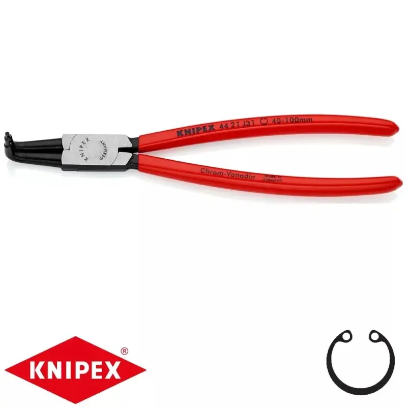 Akční Cena Kleště Knipex 44 21 J31 na pojistné vnitřní kroužky - zahnuté hroty (K 44 21 J31)