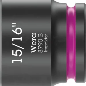 Wera 005525 Nástrčná hlavice 3/8" 6hran 15/16" Impaktor, 8790 B, palcová, rázová (W05005525001) Časově Omezené