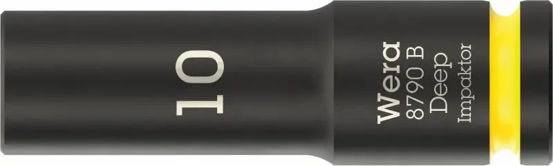 Wera 005551 Nástrčná hlavice 3/8" 6hran 10 mm typ 8790 B Impaktor Deep, dlouhá (W05005551001) Jen Po Omezenou Doba