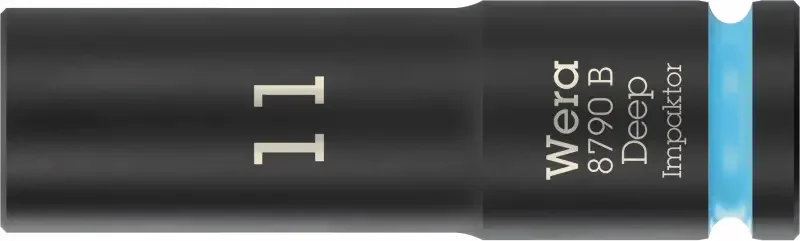 Wera 005552 Nástrčná hlavice 3/8" 6hran 11 mm typ 8790 B Impaktor Deep, dlouhá (W05005552001) Cenově Výhodný