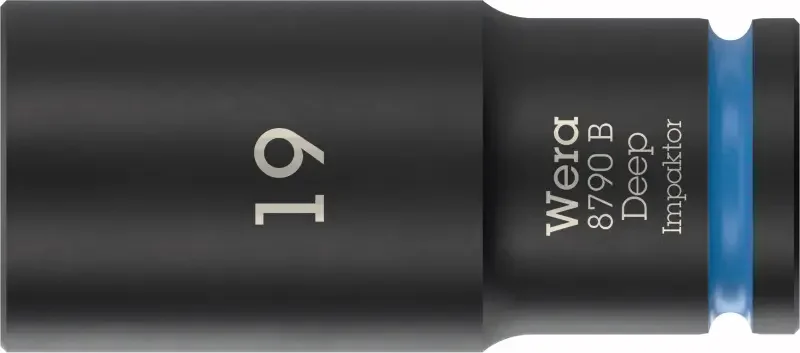 Wera 005560 Nástrčná hlavice 3/8" 6hran 19 mm typ 8790 B Impaktor Deep, dlouhá (W05005560001) Super Cena
