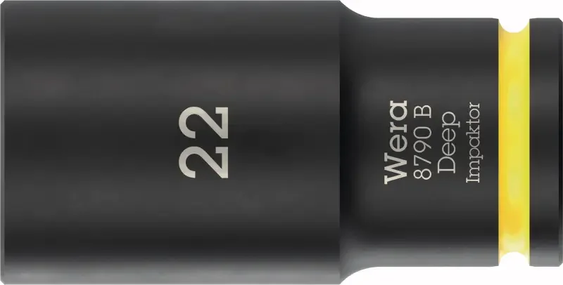 Wera 005562 Nástrčná hlavice 3/8" 6hran 22 mm typ 8790 B Impaktor Deep, dlouhá (W05005562001) Zlevněný