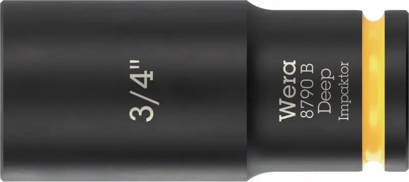 Wera 005572 Nástrčná hlavice 3/8" 6hran 3/4" typ 8790 B Impaktor Deep, dlouhá, palcová (W05005572001) Ihned K Objednání