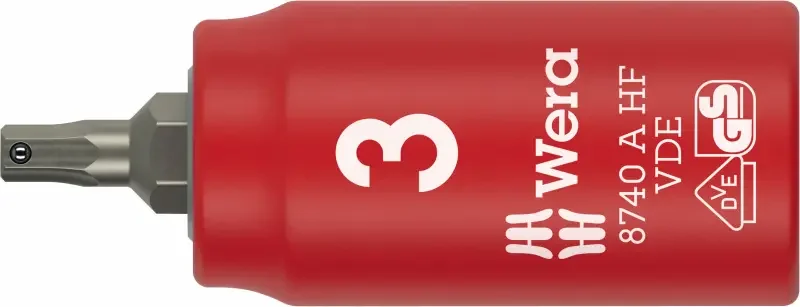 Wera 005900 Zástrčná bitová hlavice Zyklop 1/4" 6hran 3 mm typ 8740 A VDE HF Hex-Plus přidržovací (W05005900001) Akční Cena