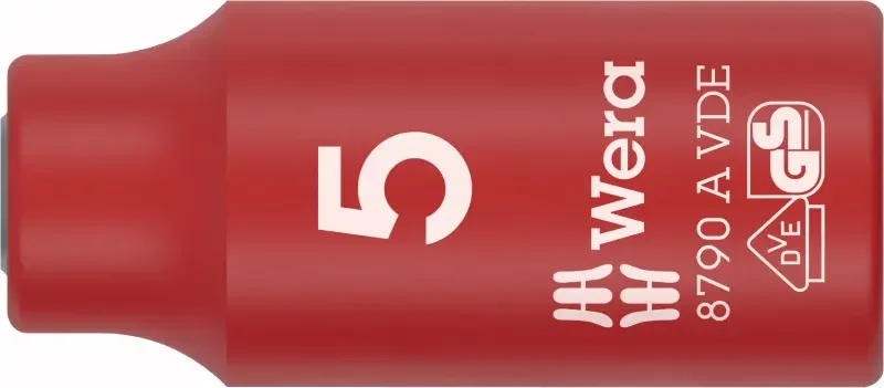 Wera 005931 Nástrčná hlavice Zyklop 1/4" 6hran 5 mm typ 8790 A VDE, izolovaná (W05005931001) Objednat Nyní