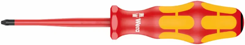 Wera 006460 Elektrikářský šroubovák Kraftform Plus PZ 1x80 mm typ 165 iS VDE, izolovaný, snížený průměr čepele (W05006460001) Nová Kolekce