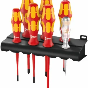 Wera 006480 Šroubováky Kraftform Plus 160 iS/7 Rack - 7 dílů a stojánek (W05006480001) Vysoce Kvalitní